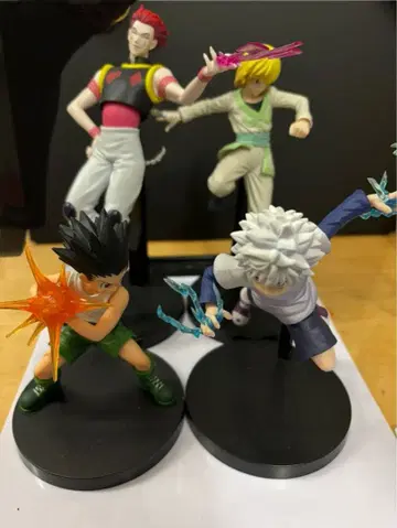 4체 피규어 세트 곤, 키루아, 히소카, 크라피카 (상자 없음)