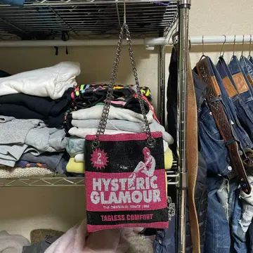 HYSTERIC GLAMOUR 메쉬 숄더백
