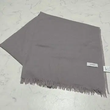 새상품급 아나이 ANAYI 캐시미어 100% 머플러 스톨 더스티 핑크