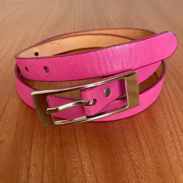 BRAVE Beltworks 벨트 천연 가죽 이탈리아 가죽 핑크 캐나다제