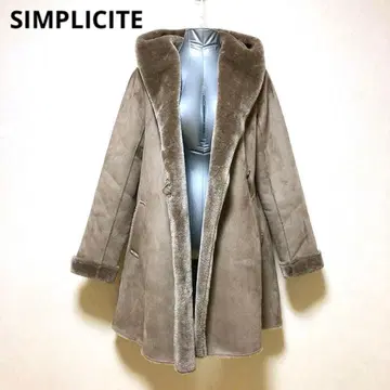 심플리시떼 루즈핏 후디 코트