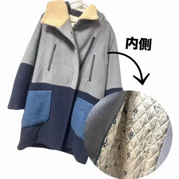 후드 부착 캐주얼 롱 코트