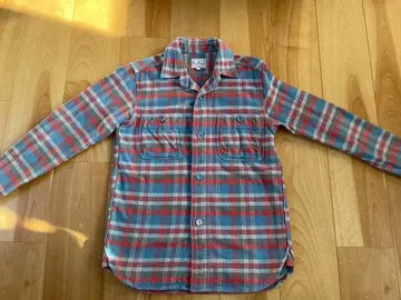 해시브라운 체크 플란넬 셔츠 S 사이즈