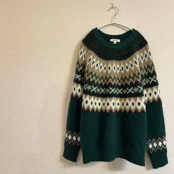 niko and - 에스닉 패턴 니트 스웨터 4