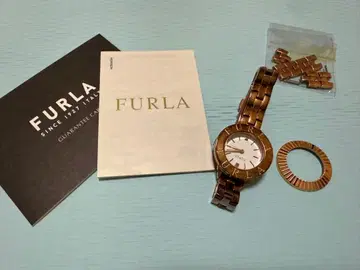 FURLA 훌라 손목시계 핑크 골드 여성용 배터리 방전