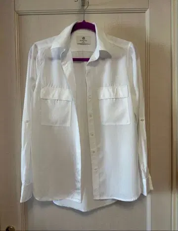 BABATON 화이트 긴팔 셔츠 XS