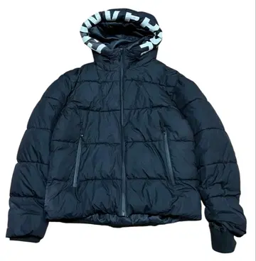 컨버스 후드 로고 후디 다운 자켓 충전솜