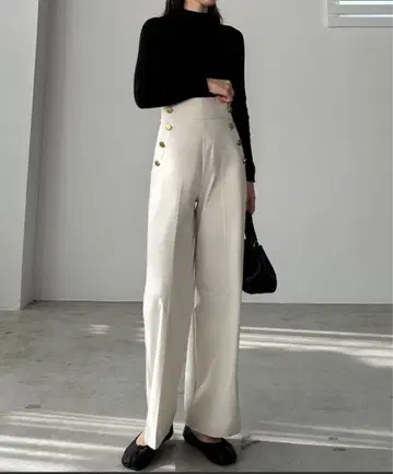 [ 새상품급 ] Louere 하이웨스트 마린 팬츠