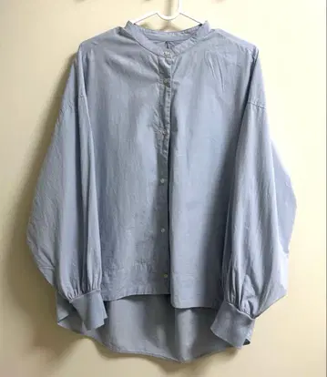 studio CLIP 스탠드 카라 셔츠