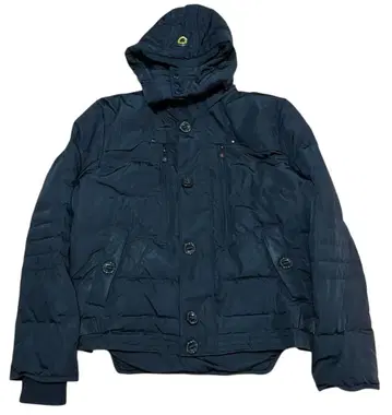 WELLENSTEYN 백 디자인 블랙 다운 자켓