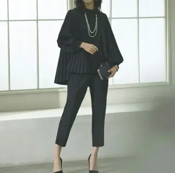 루일 에 부티크 플리츠 블라우스