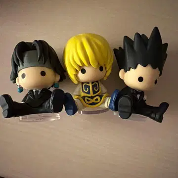 HUNTER x HUNTER 클로로, 크라피카, 곤 페타인형 3세트
