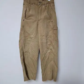 주목 베이지 코튼 카고 팬츠 사이즈 [24] Dickies