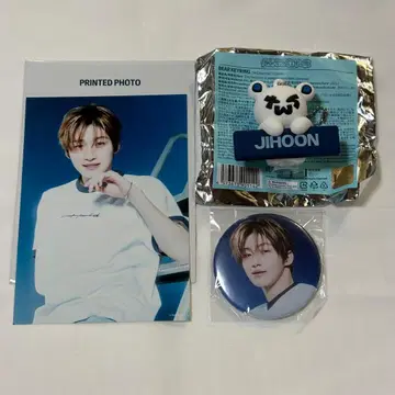 tws tour jihoon 지훈 베어 키링 캔뱃지 사진 브로마이드