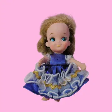 치비코메이트 구 타카라 치쨩 케쨩 인형 퍼플 드레스