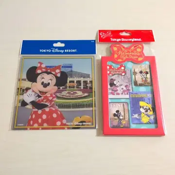 디즈니랜드 클리어 색지 엽서 세트 미니