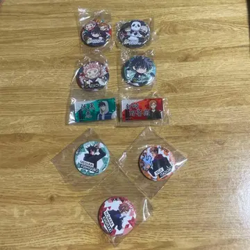 주술회전 캔뱃지 9개 세트