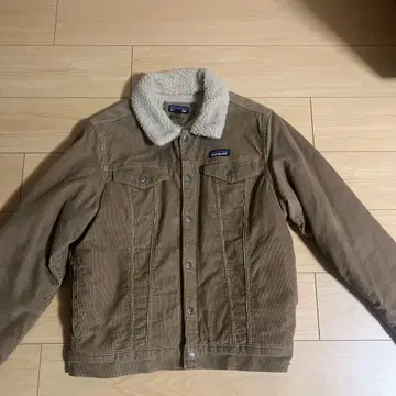 Patagonia 보아 카라 부착 자켓 브라운