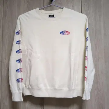 VANS 크림 긴팔 트레이닝복