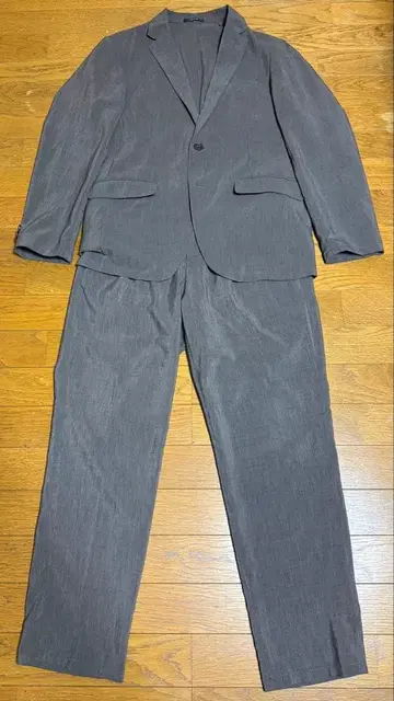 COMME CA ISM 셋업 수트 S 사이즈 그레이지 계열