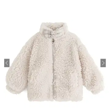 아이보리 플리스 자켓 보아 자켓 GRL