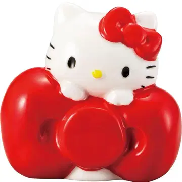 헬로키티 저금통 빨간색 화이트