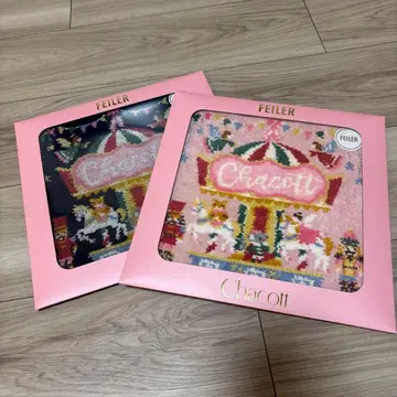 Chacott FEILER 콜라보 손수건 2장 세트
