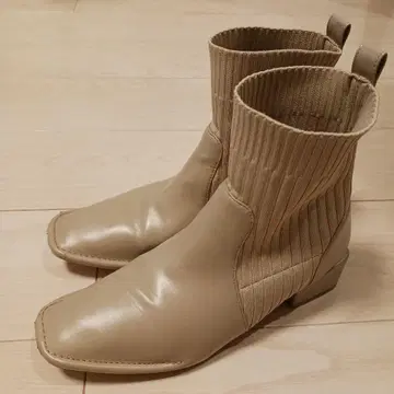 여성용 부츠 베이지 Lsize