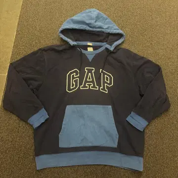 레어!! GAP 갭 자수 패치 속기모 맨투맨 후가공 후드티 XL