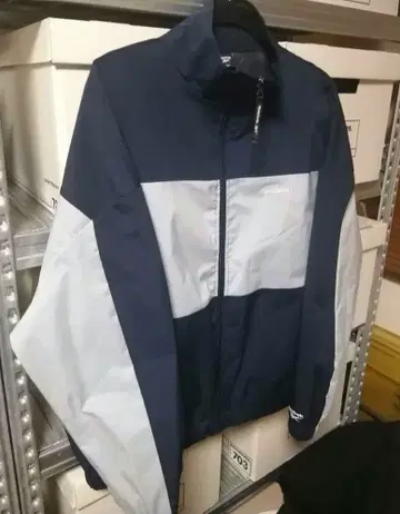 리복 나일론 자켓 네이비 구제 의류