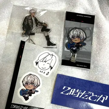 2시라던가 광란 RIOT 아크릴 스탠드 & 헤어 클립 & 스티커 이브라힘