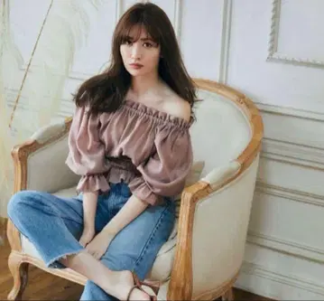 herlipto 오프숄더 프릴 핑크