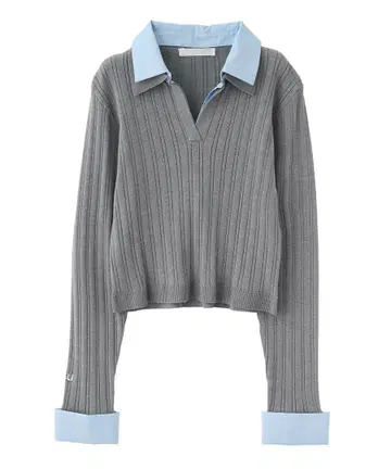 LILLIAN CARAT 더블 컬러 니트