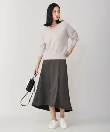 ICB 빈티지 헤비 새틴 스커트