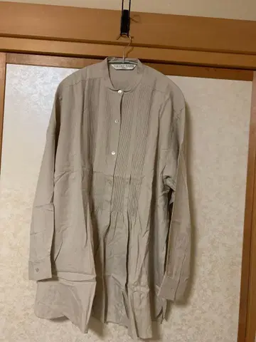 니콜파리 실크 핀턱 긴팔 셔츠 9호