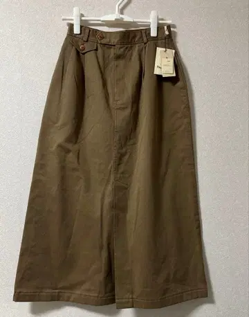 폴 스튜어트 롱 스커트 A라인 프론트 슬릿