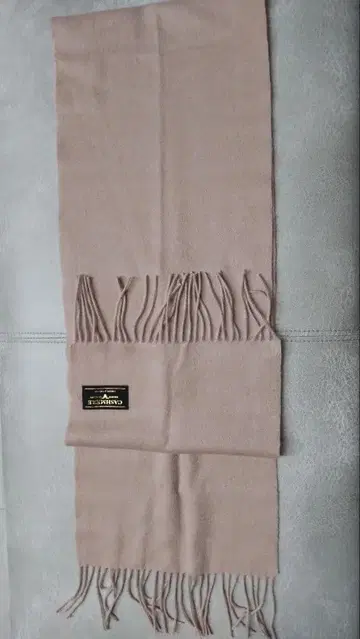 진한 베이지 캐시미어 머플러