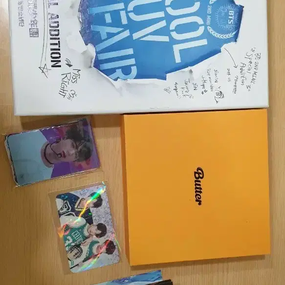 방탄 화양연화 버터 앨범 포카 비공굿 팔아요!