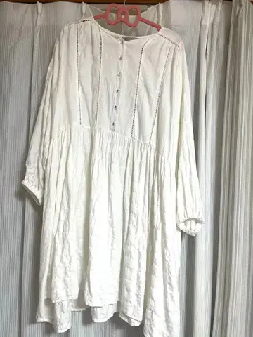 Samansa Mos2 사다리 레이스 풍성한 튜닉 (online 완판)