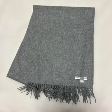 존스톤즈 대형 캐시미어 스톨 머플러 그레이
