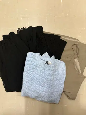 여성용 상하의 세트 4점