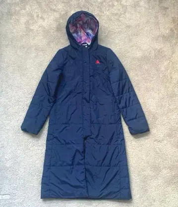 르꼬끄 스포르티브 벤치 코트 롱 다운 네이비