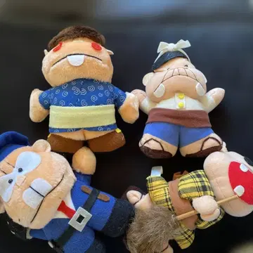 천재 바카본 봉제 인형 4체