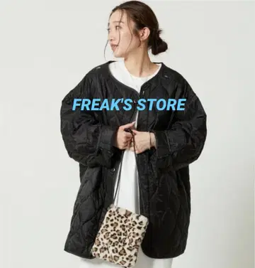 FREAK'S STORE M65 라이너 퀼트 코트 블랙