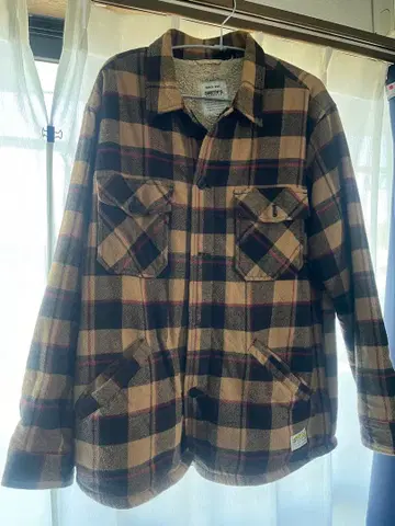 SMITH'S AMERICAN 체크 무늬 플리스 자켓 M