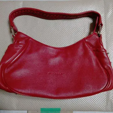 GALLIVIO 가죽 빨간색 핸드백