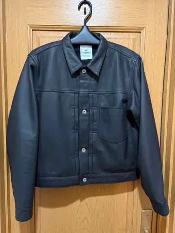 Salt & Pepper 가죽 트래커 대전 모델 양가죽 천연 가죽