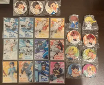 망각 배터리 스탯 카드 캔뱃지 아크릴 키링 세트