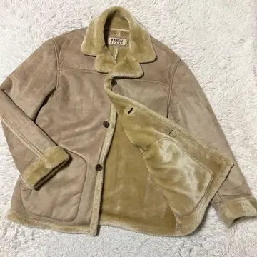 KANSAI JEANS 플리스 보아 자켓 L 베이지 야마모토 간사이