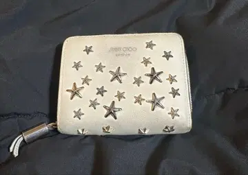 지미추 화이트 이단 접이식 지갑